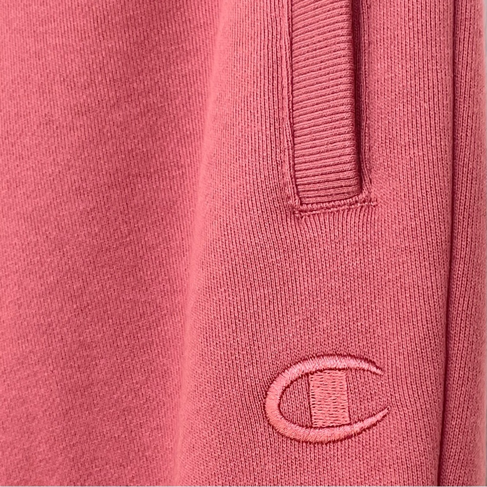 Champion Jogger Fleece Pants Inner Drawcord Pockets Embroidered Logo Stretch - Picture 3 of 15